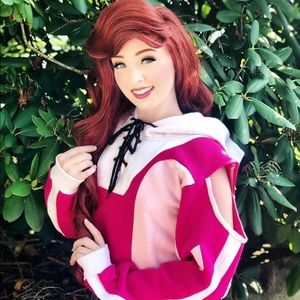 Ariel Inspired Kigu Stop Crop Hoodie